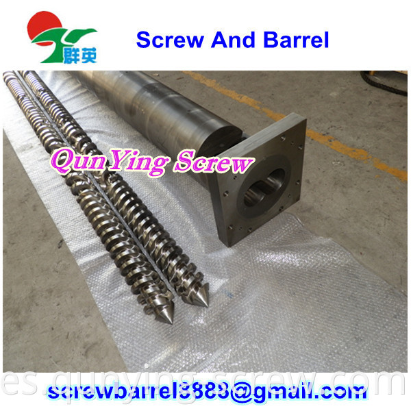 bimtallic twin parallel screw barrel for pvc material zhoushan factory